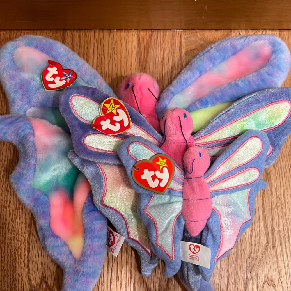 Ty Flitter the Butterfly Family